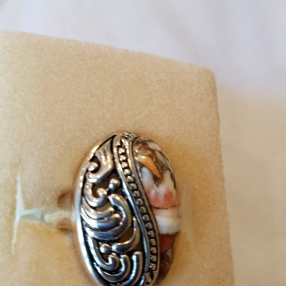 Jtv Spiny Oyster Ring And Earrings NWT - Picture 4 of 14